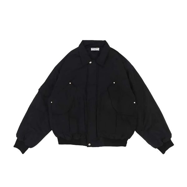 Black Puffer Jacket SW283
