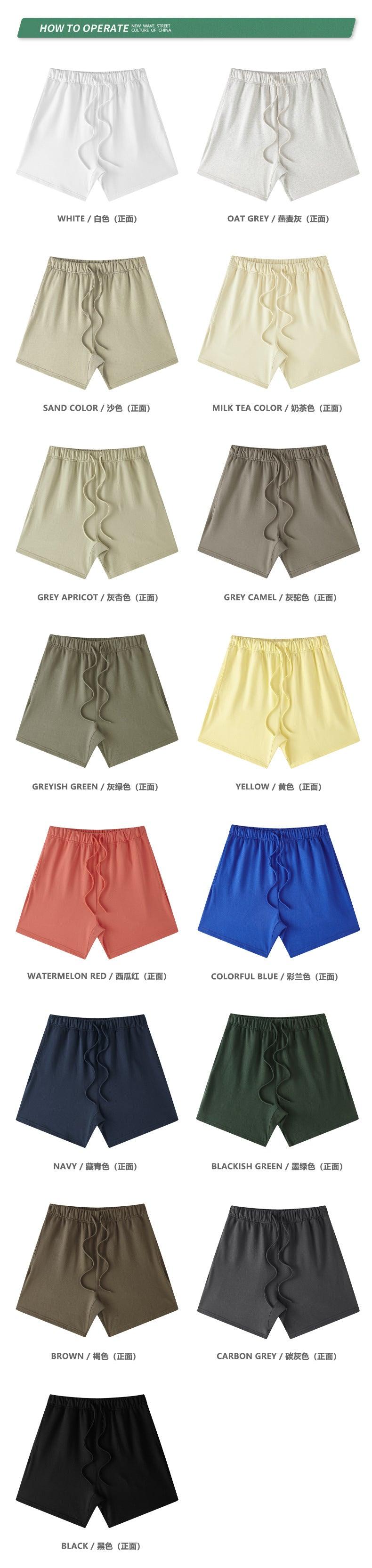 BE THRIVED 15 color blank cotton shorts S3020 - UncleDon JM