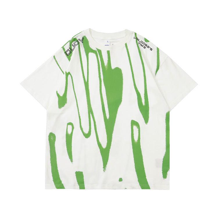 Green Graphic T-shirt J263 - UncleDon JM