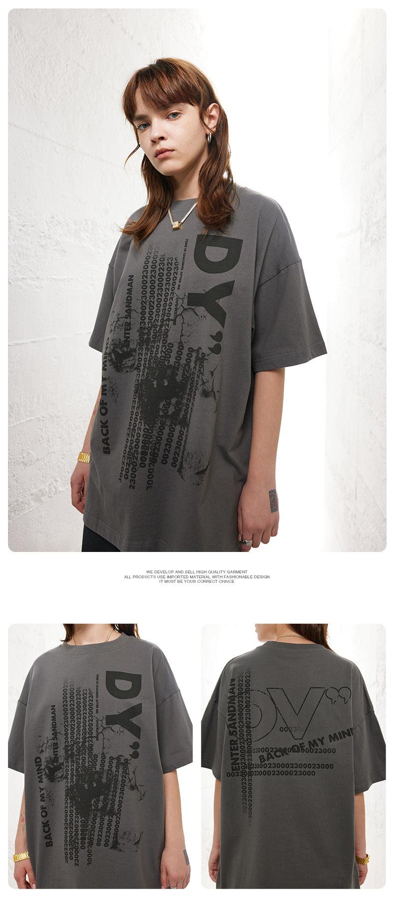 Grey Number T-shirt J250 - UncleDon JM